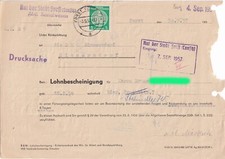 DDR-Faltbrief mit Dienstmarke