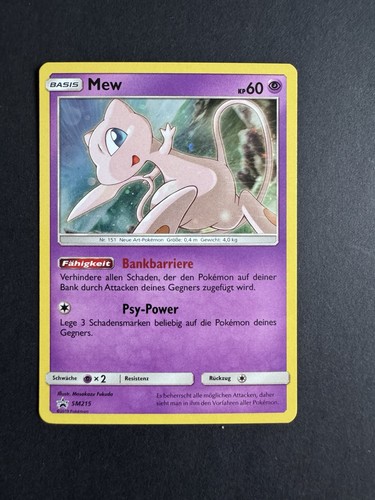 Pokemon mew holo - pokemon, pin