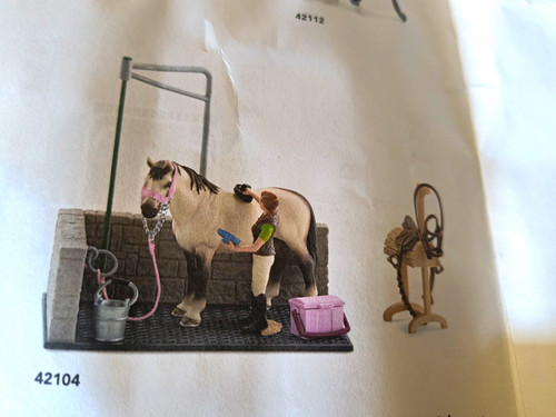 Pferde pflege spielset - spielset, mit