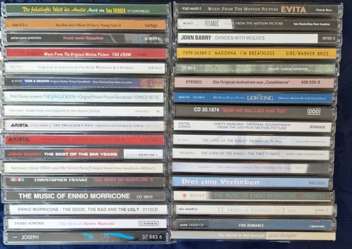 Konvolut cds soundtracks - konvolut,