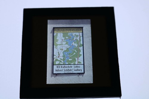 Ein altes glasdias - ,