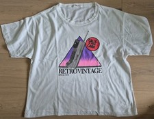 T-Shirt Retro Vintage Telefon Mobiltelefon Handy Gr L von Pull&Bear