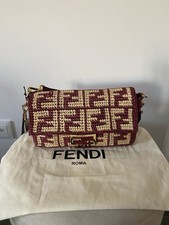 Fendi Baguette Raffia Bast