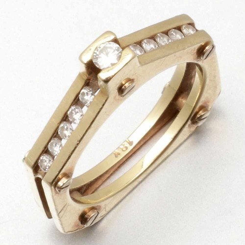 Moderner 750er gold - 750er,