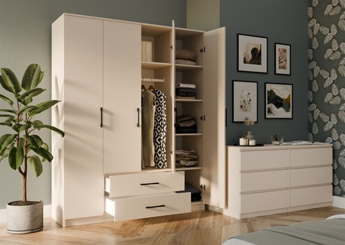 Kleiderschrank 160cm breit - kleiderschrank, 4