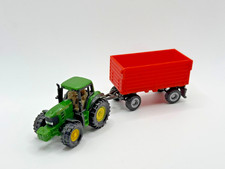 Siku John Deere Traktor mit Fortuna Zweiachsanhänger 1606