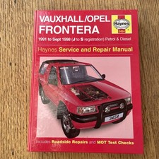 Haynes Vauxhall /Opel Frontera