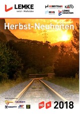 Lemke Herbst-Neuheiten H0 und N von 2018; 8 Seiten, guter Zustand
