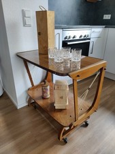 Vintage Barwagen Resopal | Klappbare Platte | Guter Zustand