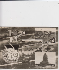 Postkarte DDR Leipzig LEN Europa Meisterschaften 1962 Stempel Metallarbeiter