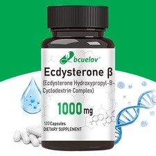 Ecdysterone 1000mg 120 Kapsel Muskelaufbau Testosteron Stark Steigerung Ausdauer