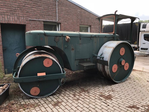 Oldtimer straßenwalze kemna - oldtimer,