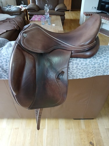 Dressursattel braun 17 5 - braun,, 17,5