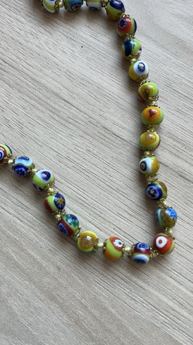 Vintage muranoglas halskette - vintage, muranoglas-halskette