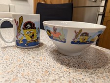 Tasse und Müslischüssel v. SpongeBob 