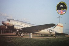 AK Airliner Postcard Flugzeug EAT ROSINENBOMBER DC-3 (C-47)