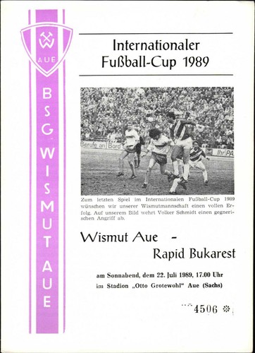 Ifc 1989 bsg wismut - 22.07.1989,