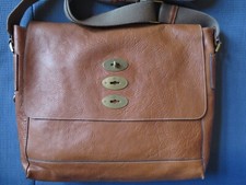 MULBERRY Messenger Bag XL, braun/cognac