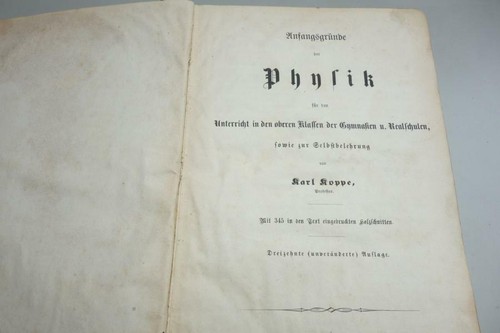 Anfangsgründe der physik - anfangsgründe,