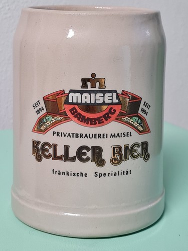 älterer bierkrug steingut - bierkrug,