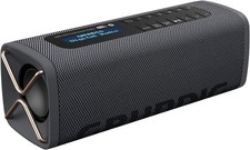 Grundig GBT Band Black - Bluetooth Lautsprecher mit DAB+ und FM Radio, 30 Meter 
