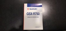 Bedienungsanleitung Wartungshandbuch SUZUKI GSX-R750 08/10 Französisch