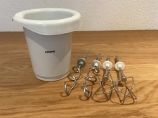 Krups 3 Mix 4000 - 7000 Knethaken Rührstäbe und Rührschüssel