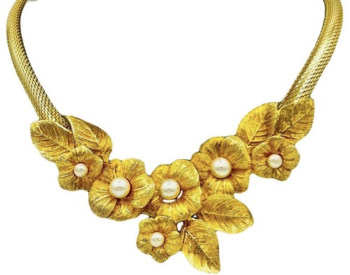 Vintage dior collier - collier, blumen