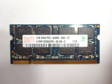 Hynix 2GB (1x2GB) DDR2 SODIMM HYMP125S64CP8-S6 AB-C 2Rx8 PC2-6400S-666-12 #R804