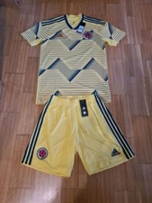 adidas Kolumbien Trikot + Short Hose Set gelb Gr. S - WM *NEU*
