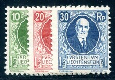 LIECHTENSTEIN 1925 72-74 *