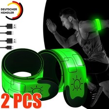 2x LED Armband USB Akku