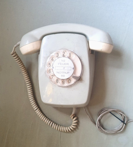 Altes telefon der deutschen - altes,