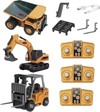 MicroCrew Mini RC Bauserie - Pocket Dump Truck / Bagger / Gabelstapler