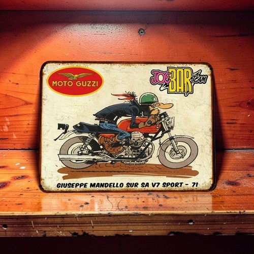 Blechschild joe bar team - blechschild,