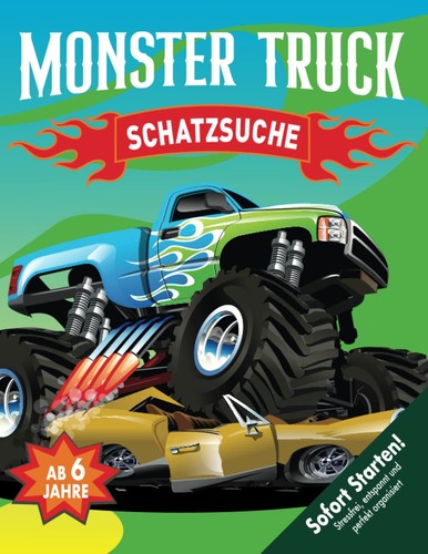Auto monstertruck schatzsuche - auto,