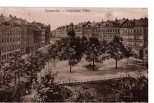 AK Chemnitz Leipziger Platz 1928