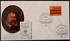BRD Ersttagsbrief FDC Mi.-Nr. 396 Heidelberger Katechismus (985)