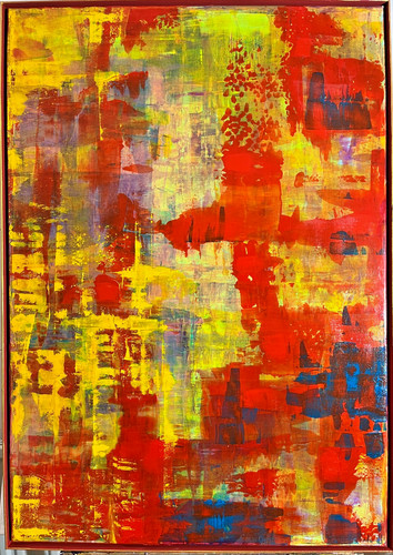 Acryl bild abstrakte - acryl,
