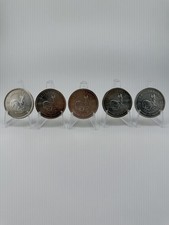 5x 1 oz Silber Krugerrand –