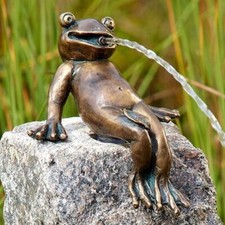 Bronzefigur Froschkönig