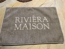 Riviera Maison Kissenbezug RM Monogram, Ca. 64x44 Cm Neu