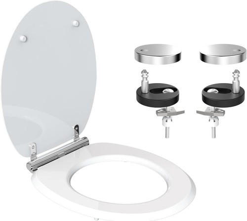 Sitz mit absenkautomatik - wc-sitz,