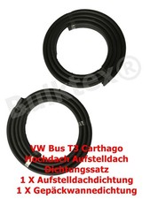 Bulktex® VW Bus T3 Carthago Hochdach Aufstelldach Gummi Dichtungen Dichtungssatz