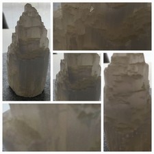 Selenit Stein/Turm für Lampe