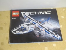 Lego® 42025 Bauanleitung Technic Cargo Flugzeug, 2014, gut gebraucht