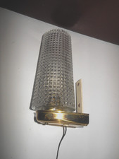 Alte Wandlampe, Wandleuchte, 50er - 60erJahre, Glasschirme Ziehschalter
