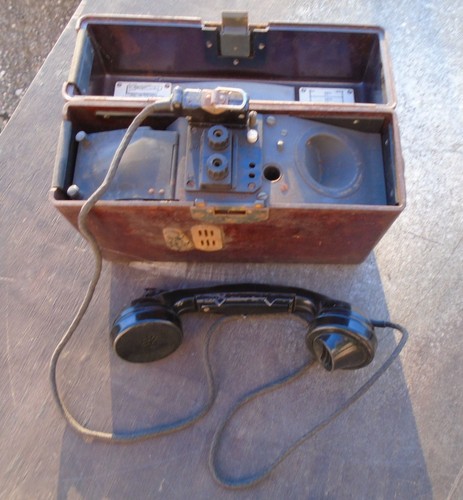 Orig wehrmacht feldtelefon - orig.,