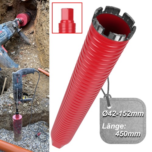 Diamantbohrkrone l 450 - 1, ¼''
