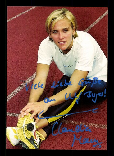 Claudia marx autogrammkarte - claudia,